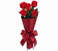 Букет 5 Красных роз Эдлесс Лав #REPLACE_PRED# Довольном