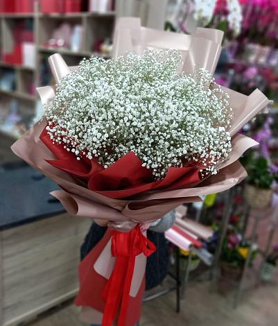 Букет цветов из: Гипсофила в Довольном