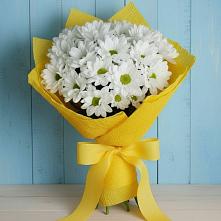 Букет цветов из:  Хризантемы #REPLACE_PRED# Довольном