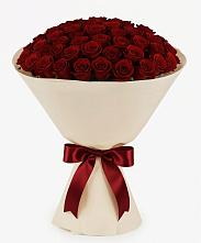 Букет 101 Бордовая роза Блэк Бакарра в Довольном