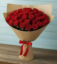 Букет Красные розы Милано в Довольном