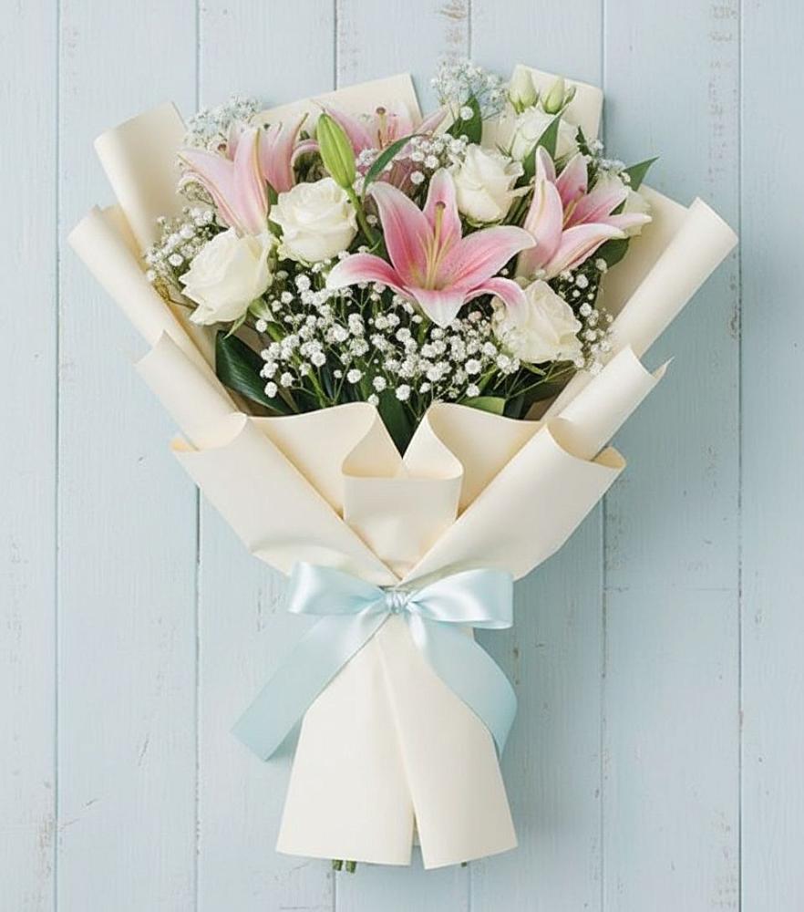 Букет цветов из: Лилии в Довольном