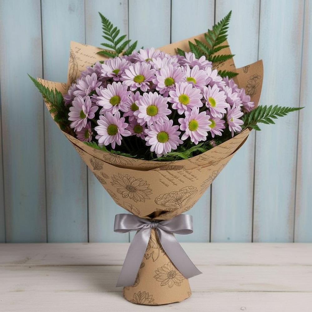 Букет цветов из: Хризантемы в Довольном