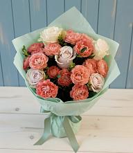 Букет цветов из:  Розы #REPLACE_PRED# Довольном