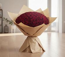 Букет 101 Красная роза в Довольном