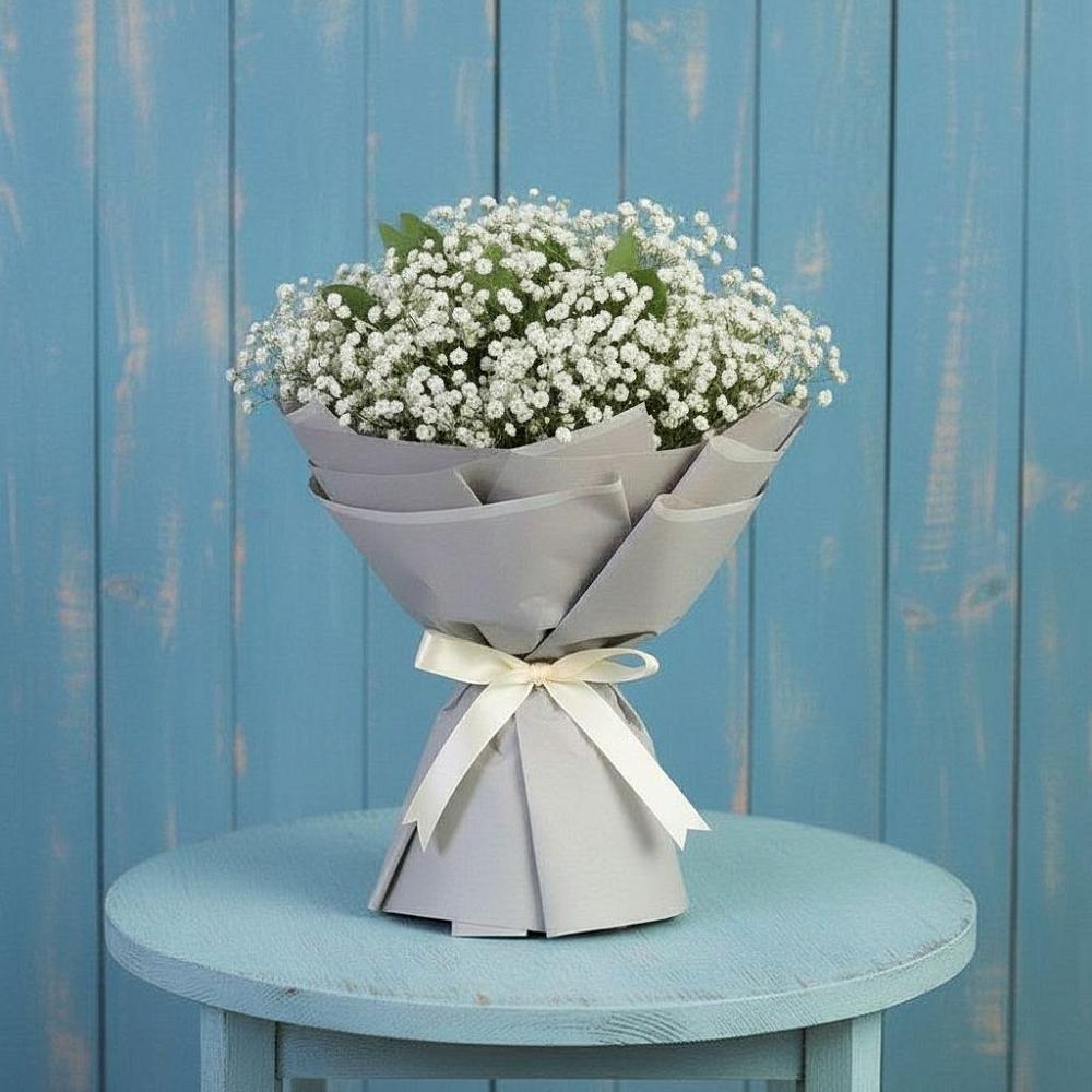 Букет цветов из: Гипсофила в Довольном