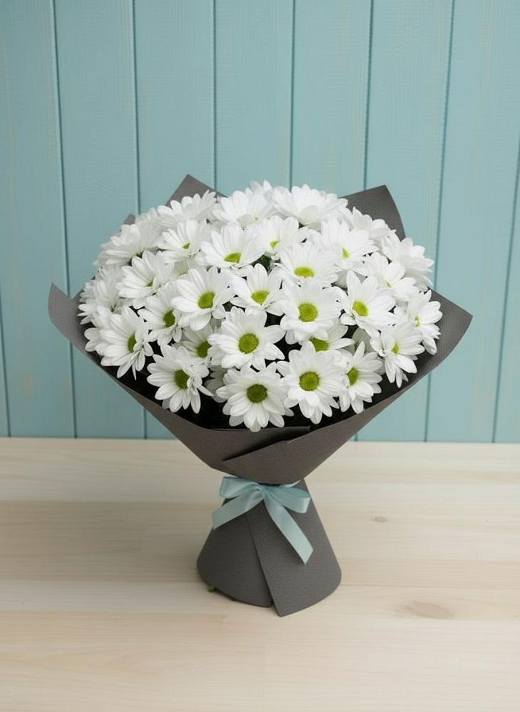 Букет цветов из: Хризантемы в Довольном