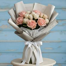 Букет цветов из:  Розы в Довольном