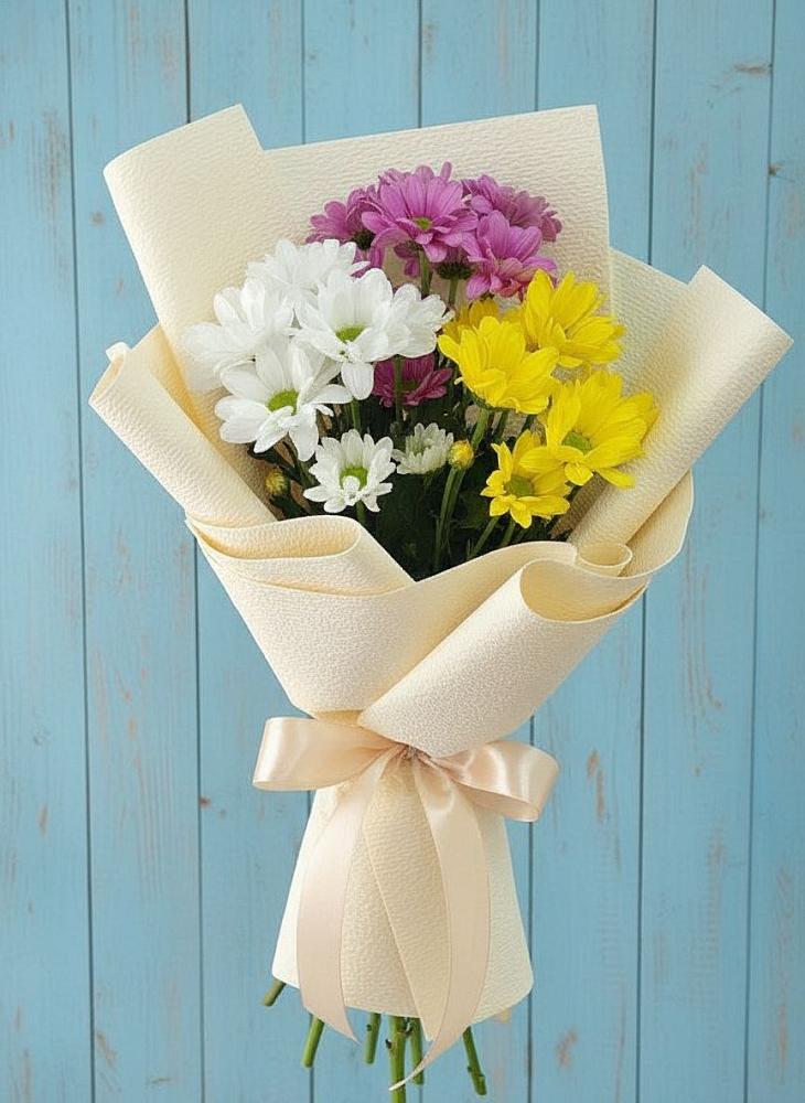 Букет цветов из: Хризантемы в Довольном