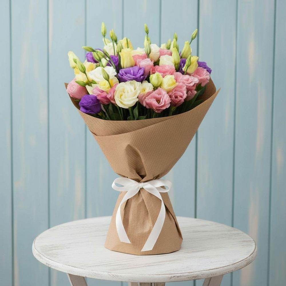 Букет цветов из: Лизиантусы в Довольном