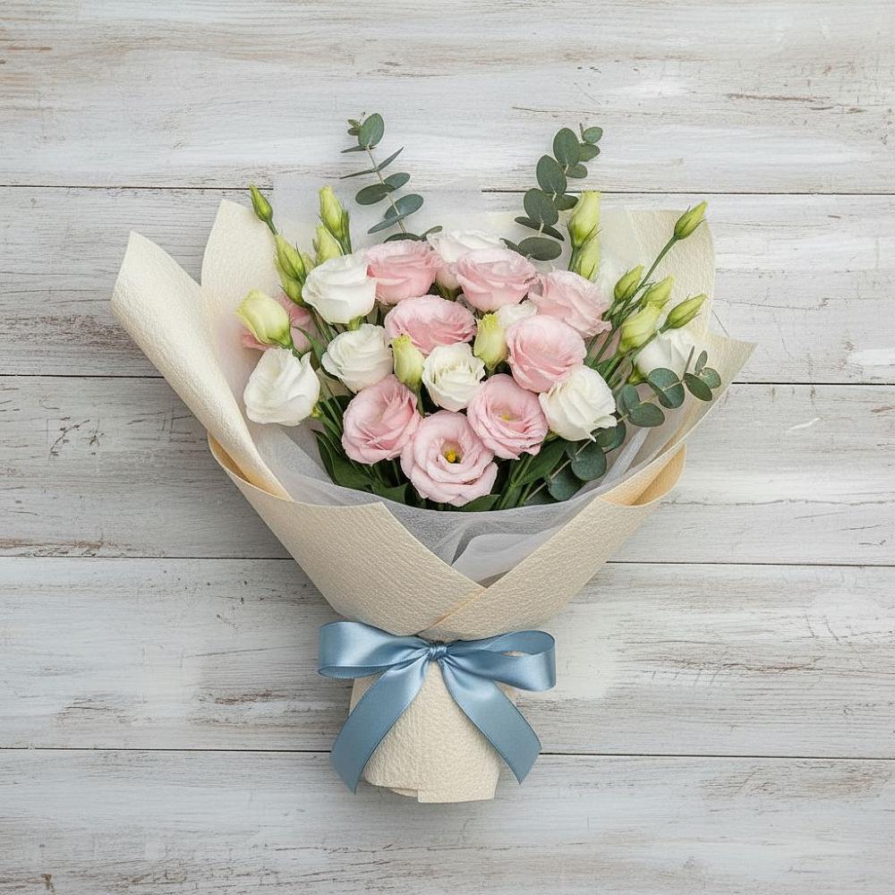 Букет цветов из: Лизиантусы в Довольном